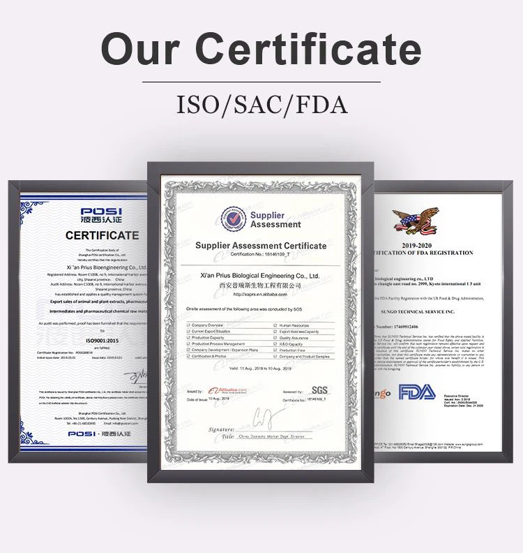 our certificate