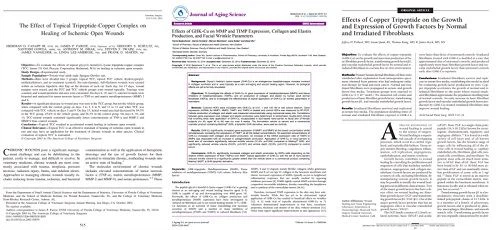 There are also many studies that show that GHK-Cu Copper Peptide Powder has better anti-inflammatory and repair effects