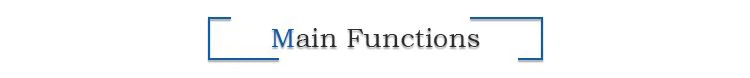 main functions